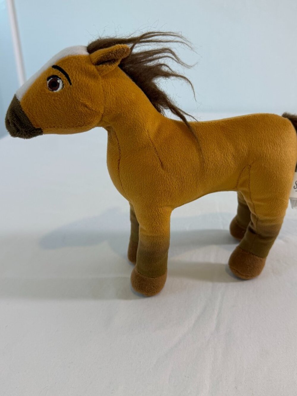 DreamWorks Spirit Riding Free Spirit Horse Plush Just Play 2017 Brown 10" Stuffe